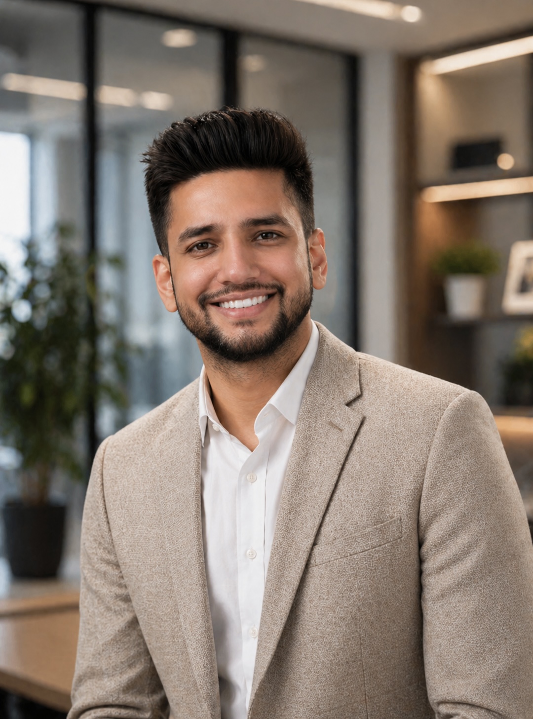Immigration lawyer meeting clients